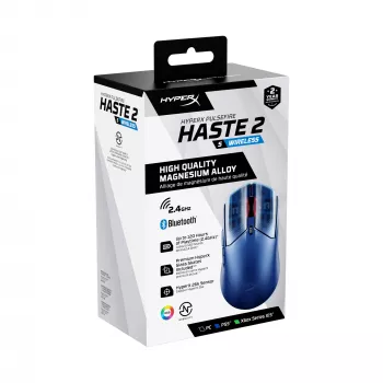 Kabellose Gaming-Maus HP HyperX Pulsefire Haste 2 S Navy 64 g Li-Ion