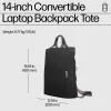 HP 14-Zoll Convertible Laptop Rucksack Tragetasche Taschentyp: Rucksack Maximale Bildschirmgröße: 35,8 cm Gewicht: 770 g