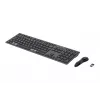 HP 720 Multi-Device Wiederaufladbare drahtlose Tastatur, Full-size (100%), Drahtlos, USB + Bluetooth, Mechanisch, QWERTY, Schwarz