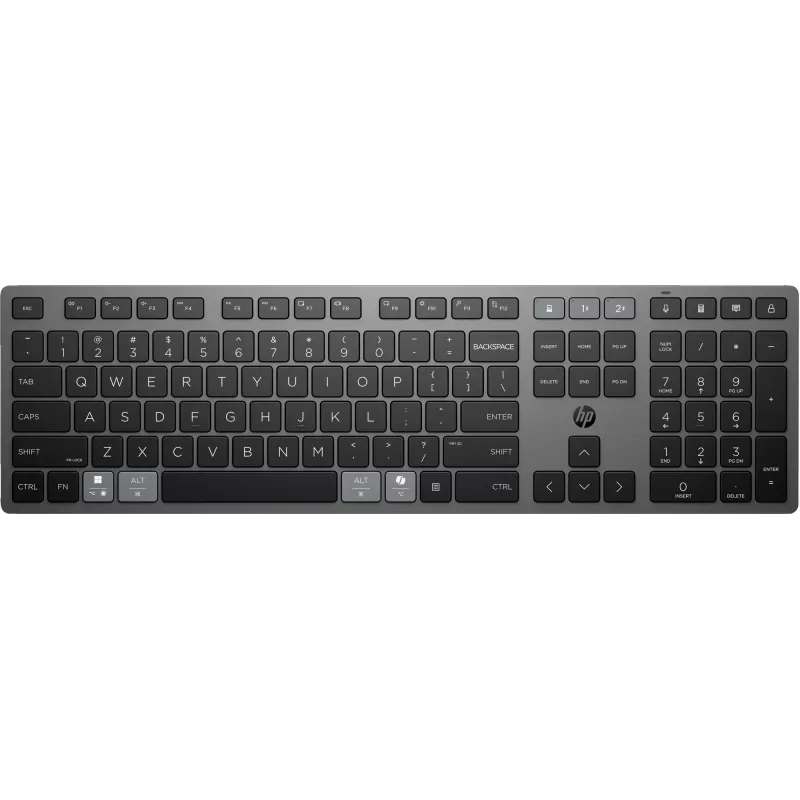Kabellose wiederaufladbare Full-Size-QWERTY-Tastatur HP 725 — Modell 9T5B2AA#UUW