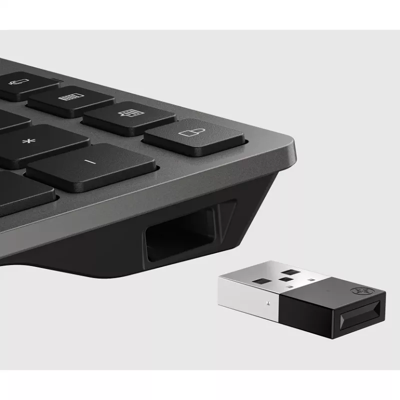 Kabellose wiederaufladbare Full-Size-QWERTY-Tastatur HP 725 — Modell 9T5B2AA#UUW