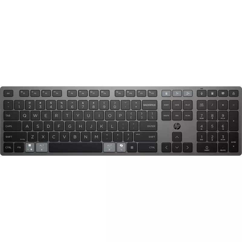 Kabellose wiederaufladbare Full-Size-QWERTY-Tastatur HP 725 — Modell 9T5B2AA#UUW