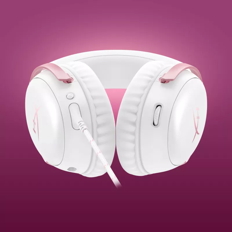 HyperX Cloud III - Gaming-Headset (Weiß/Pink)