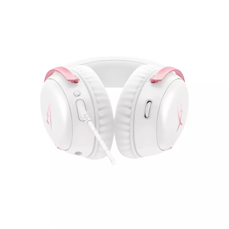 HyperX Cloud III - Gaming-Headset (Weiß/Pink)