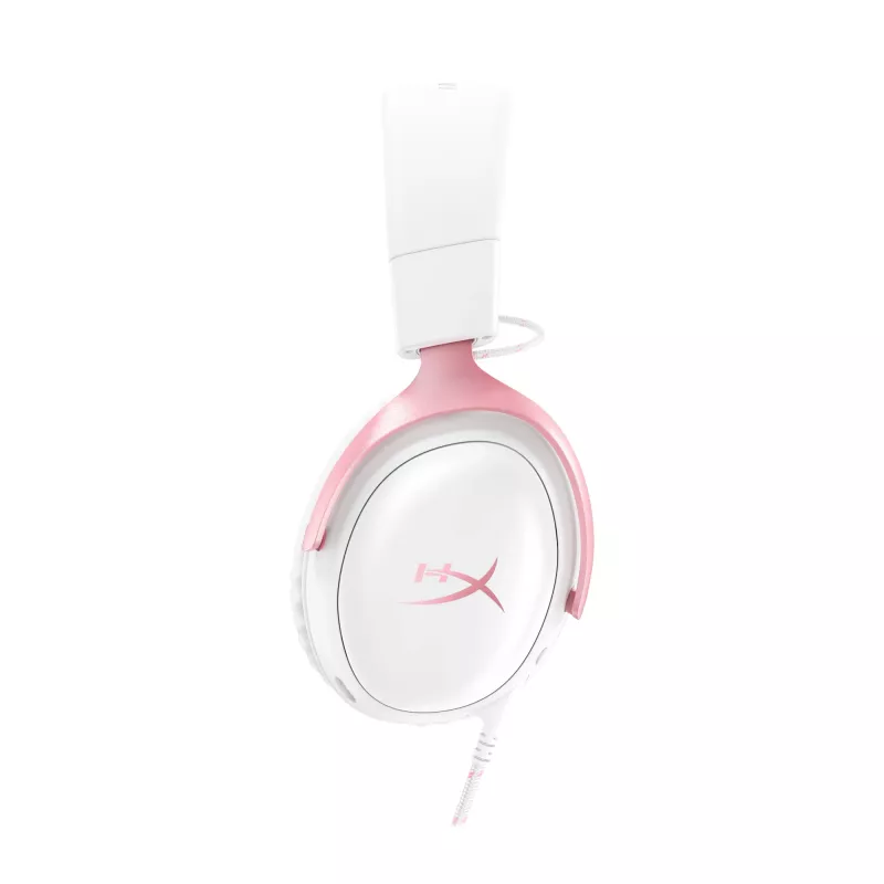 HyperX Cloud III - Gaming-Headset (Weiß/Pink)