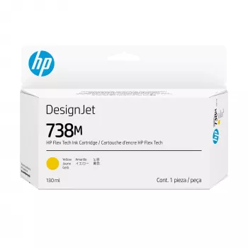 HP 738M 130 ml Gelb DesignJet Druckkopf-Tintenpatrone Thermotintenstrahl