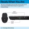 HP 725 Multi-Device Wiederaufladbares Wireless Tastatur-Maus-Set Full-Size Wireless Bluetooth