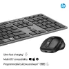 HP 725 Multi-Device Wiederaufladbares Wireless Tastatur-Maus-Set Full-Size Wireless Bluetooth