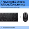 HP 655 Wireless Tastatur and Maus Combo, Schwarz, Maus im Lieferumfang enthalten