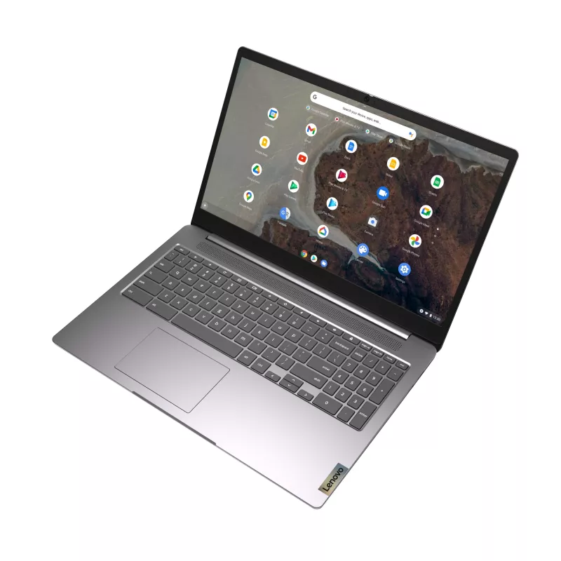 Lenovo IdeaPad 3 Chrome 15IJL6 Intel® Celeron® N N4500 Chromebook 39,6 cm (15,6 Zoll) Full HD 8 GB LPDDR4x-SDRAM 128 GB eMMC Wi-Fi 6 (802.11ax) ChromeOS German Grau