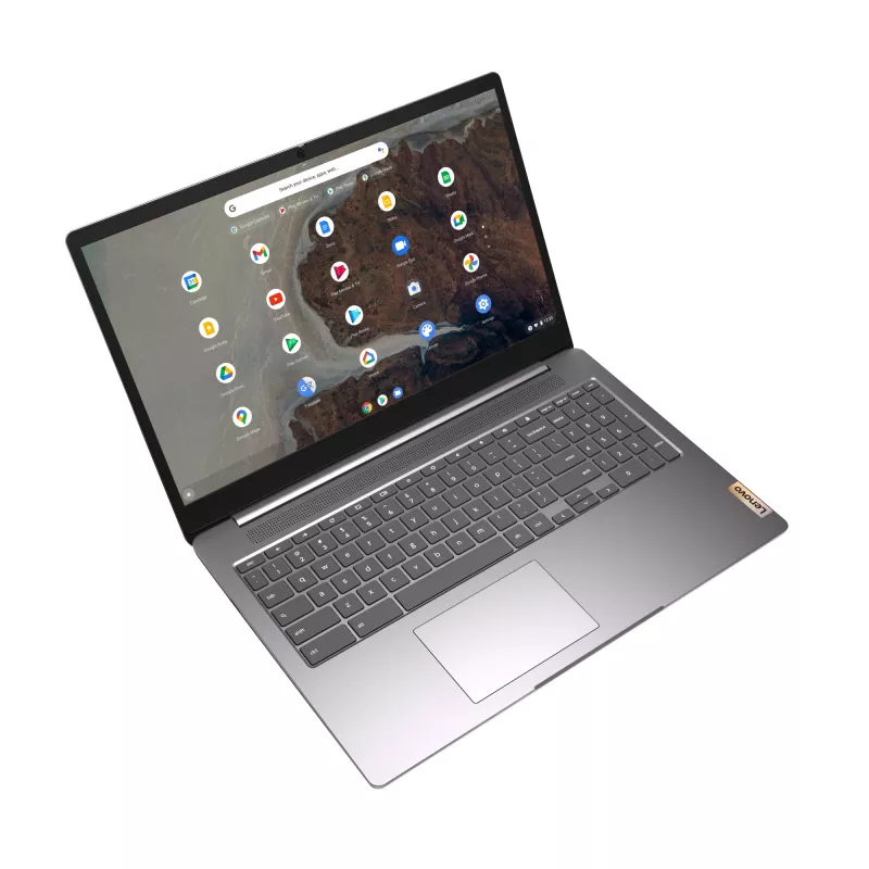 Lenovo IdeaPad 3 Chrome 15IJL6 Intel® Celeron® N N4500 Chromebook 39,6 cm (15,6 Zoll) Full HD 8 GB LPDDR4x-SDRAM 128 GB eMMC Wi-Fi 6 (802.11ax) ChromeOS German Grau