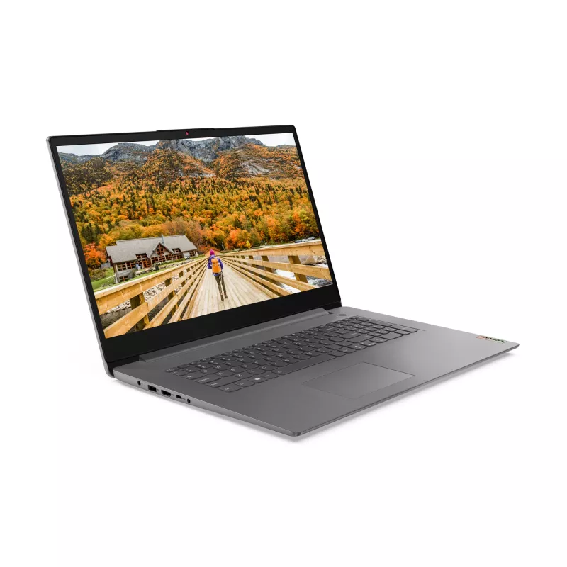 Lenovo IdeaPad 3 17ALC6 AMD Ryzen™ 7 5700U Laptop 43,9 cm (17,3 inch) Full HD 12 GB DDR4-SDRAM 512 GB SSD Wi-Fi 6 (802.11ax) Windows 11 Home German Grau