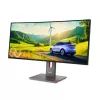 Computer-Monitor Lenovo ThinkVision P34WD-40 34 Zoll (86,4 cm) Curved IPS 3440×1440 WQHD 6 ms USB-C, Lautsprecher, VESA, Schwarz