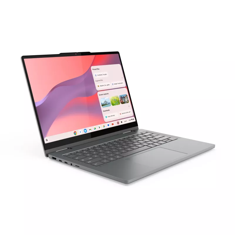 Lenovo Chrome 2in1 14IRU10 Intel Core 5 120U Chromebook 35,6 cm (14 Zoll) Touchscreen WUXGA 8 GB LPDDR5-SDRAM 128 GB UFS Wi-Fi 6E (802.11ax) ChromeOS Englisch Grau