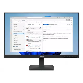 24 Zoll Lenovo ThinkVision S24-4e LED IPS Monitor, 1920x1080 Full HD, 6 ms, 178° Betrachtungswinkel, VESA, Schwarz
