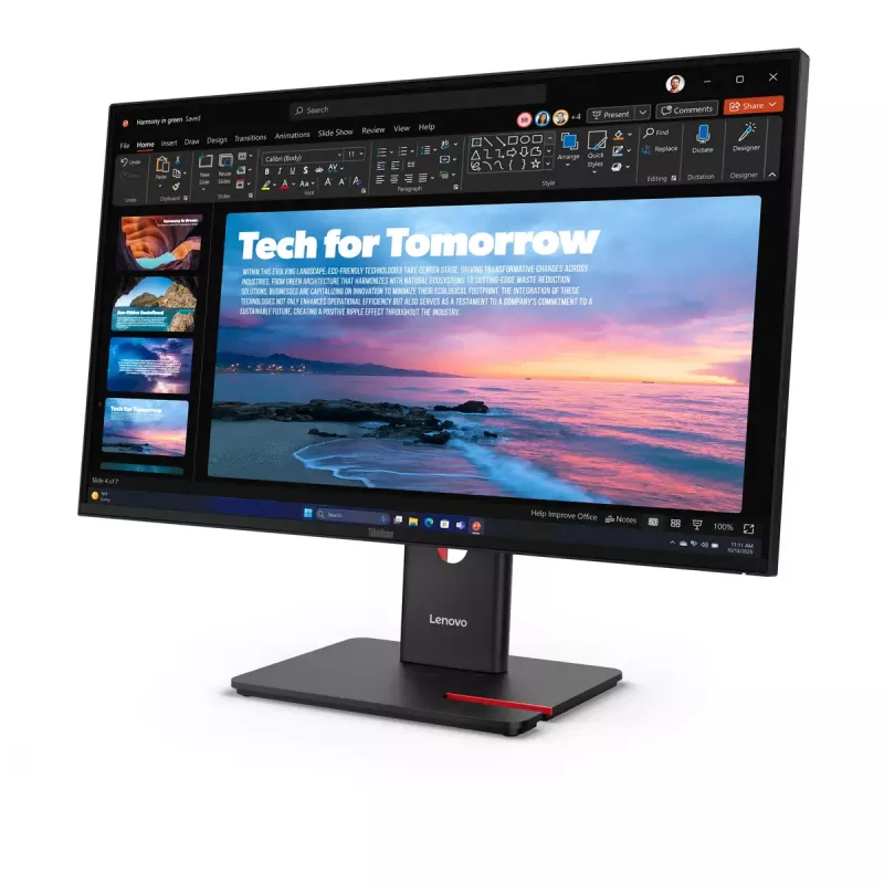 Monitor Lenovo ThinkVision T27QD-40 27 Zoll Wide Quad HD LED 2560 x 1440
