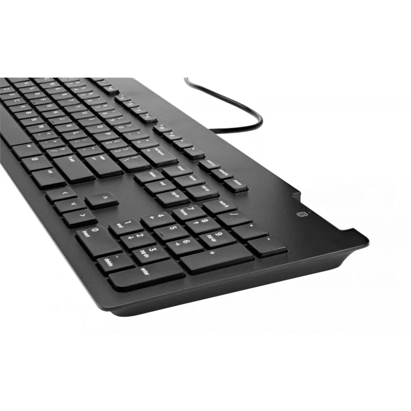 HP Business schlank v2 Smartcard Tastatur, Full-size (100%), Wired, USB, Schwarz