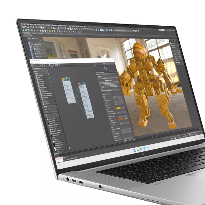 HP ZBook Studio G11 Intel Core Ultra 7 155H 40,6 cm (16 Zoll) WUXGA 32 GB DDR5-SDRAM NVIDIA RTX 2000 Ada Wi-Fi 7 (802.11be) Windows 11 Pro AI Workstation, AI PC