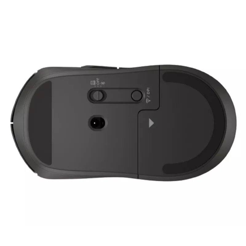 Kabellose Maus HP 405 Quiet — beidhändig, Optisch 1200 DPI, RF Wireless + Bluetooth, 5 Tasten, batteriebetrieben, schwarz