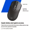 Kabellose Maus HP 405 Quiet — beidhändig, Optisch 1200 DPI, RF Wireless + Bluetooth, 5 Tasten, batteriebetrieben, schwarz