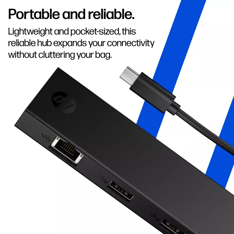 HP Portable USB-C Hub, Vietnam, Business, Forest Stewardship Council (FSC), 119,6 mm, 39,9 mm, 14,9 mm