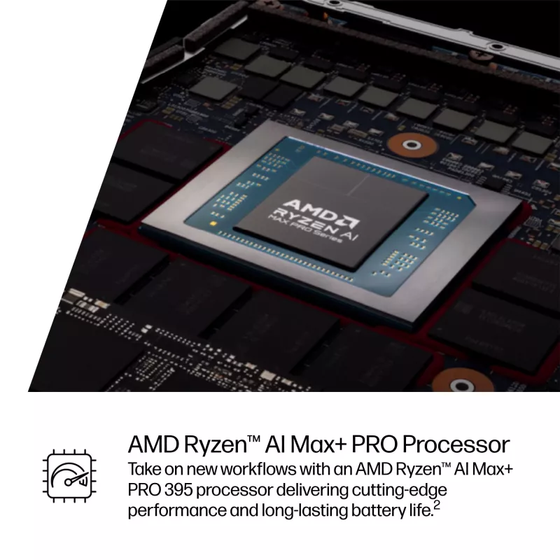 HP ZBook Ultra G1a Copilot+ PC AMD Ryzen AI Max+ PRO 35,6 cm (14 Zoll) Touchscreen 2.8K 64 GB LPDDR5x-SDRAM Wi-Fi 7 (802.11be) Windows 11 Pro AI Workstation, AI PC Silber