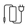 Netzteil HP 330W Smart AC Adapter, universelles Indoor-Netzteil, Eingang 90–264 V, schwarz, LED-Anzeigen