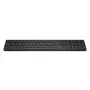 HP 495K Multi-Device Dual-Mode-Tastatur, Full-Size (100 %), kabellos, USB + Bluetooth, Schwarz