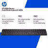 HP 495K Multi-Device Dual-Mode-Tastatur, Full-Size (100 %), kabellos, USB + Bluetooth, Schwarz