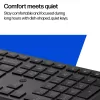 HP 495K Multi-Device Dual-Mode-Tastatur, Full-Size (100 %), kabellos, USB + Bluetooth, Schwarz