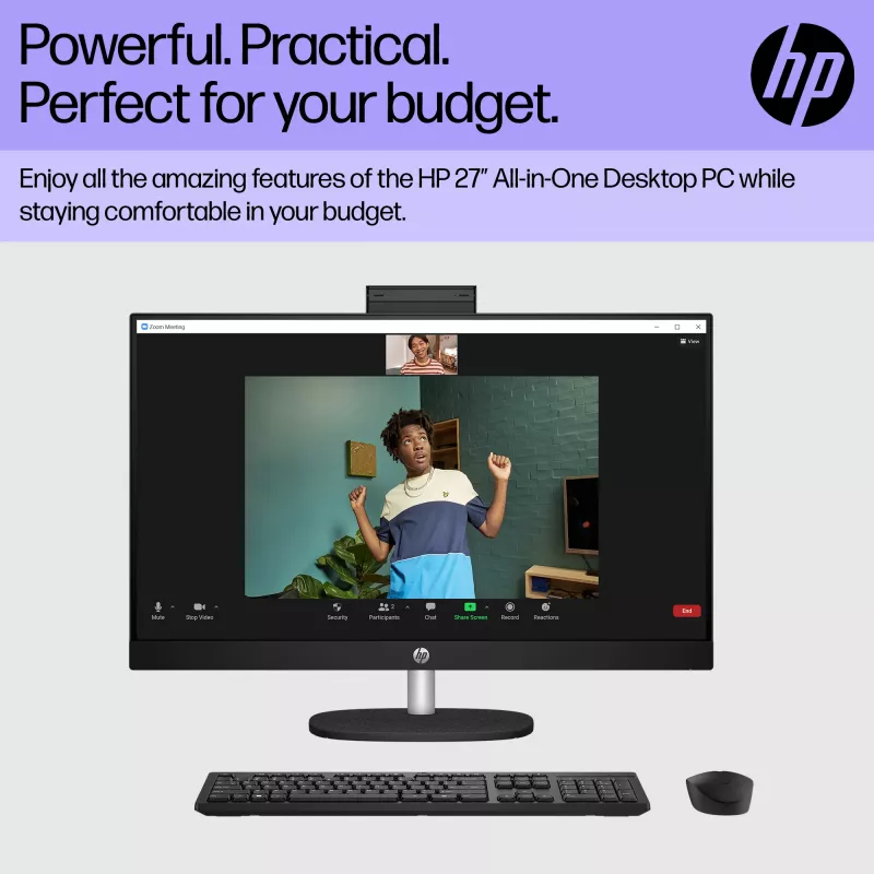 HP All-in-One 27-cr0048na Intel® Core™ i7 i7-1355U 68,6 cm (27 Zoll) 1920 x 1080 Pixel All-in-One-PC 8 GB DDR4-SDRAM 1 TB SSD Windows 11 Home Wi-Fi 6 (802.11ax) Weiß