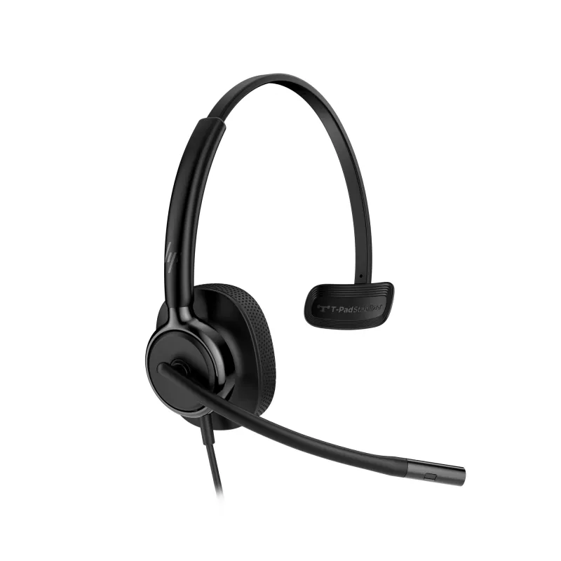HP Poly Mission 415 Monaural USB Kabel-Headset (Bulk), 99 g, Schwarz