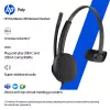 HP Poly Mission 415 Monaural USB Kabel-Headset (Bulk), 99 g, Schwarz