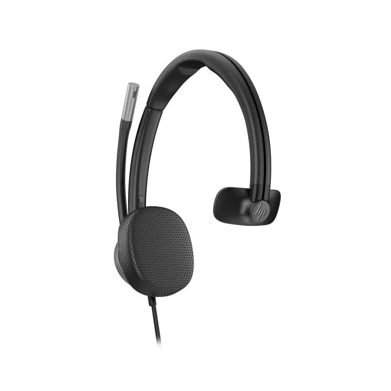 HP Poly Mission 615 Monaural USB Wired Headset, 117,5 g, Schwarz