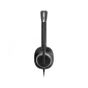 HP Poly Mission 615 Monaural USB Wired Headset, 117,5 g, Schwarz