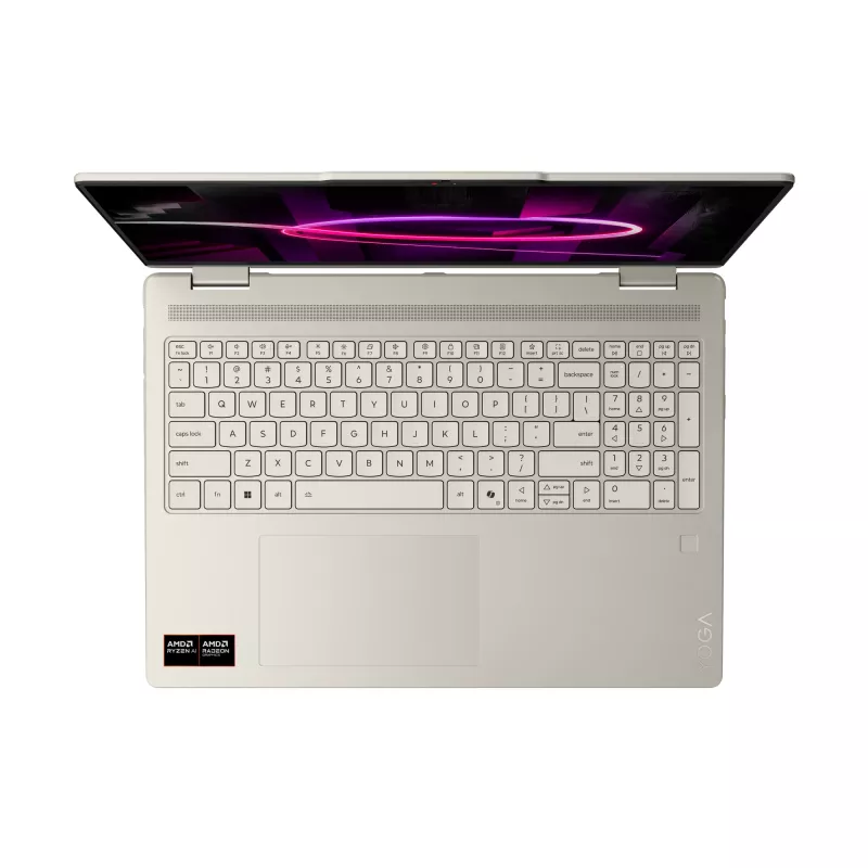 Lenovo Yoga 7 2-in-1 16AGP11 Copilot+ PC AMD Ryzen™ AI 7 445 Hybrid (2-in-1) 40.6 cm (16 inch) Touchscreen WQXGA+ 32 GB LPDDR5x-SDRAM 1 TB SSD Wi-Fi 7 (802.11be) Windows 11 Home Deutsch Shell