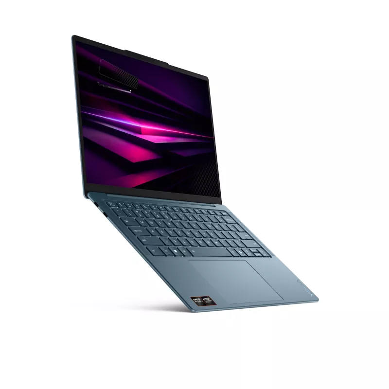 Lenovo Yoga schlank 7 14AGP11 Copilot+ PC AMD Ryzen™ AI 5 430 Laptop 35.6 cm (14 Zoll) WUXGA 16 GB 512 GB SSD Wi-Fi 7 (802.11be) Windows 11 Home Deutsch Teal