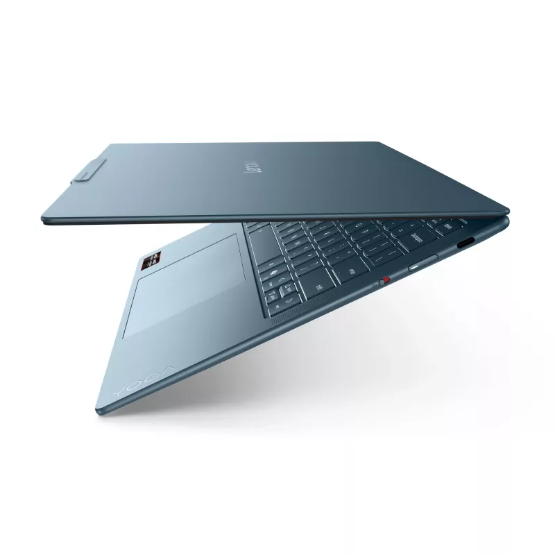 Lenovo Yoga schlank 7 14AGP11 Copilot+ PC AMD Ryzen™ AI 5 430 Laptop 35.6 cm (14 Zoll) WUXGA 16 GB 512 GB SSD Wi-Fi 7 (802.11be) Windows 11 Home Deutsch Teal