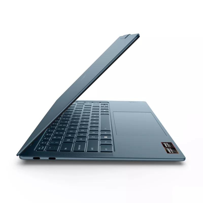 Lenovo Yoga schlank 7 14AGP11 Copilot+ PC AMD Ryzen™ AI 5 430 Laptop 35.6 cm (14 Zoll) WUXGA 16 GB 512 GB SSD Wi-Fi 7 (802.11be) Windows 11 Home Deutsch Teal