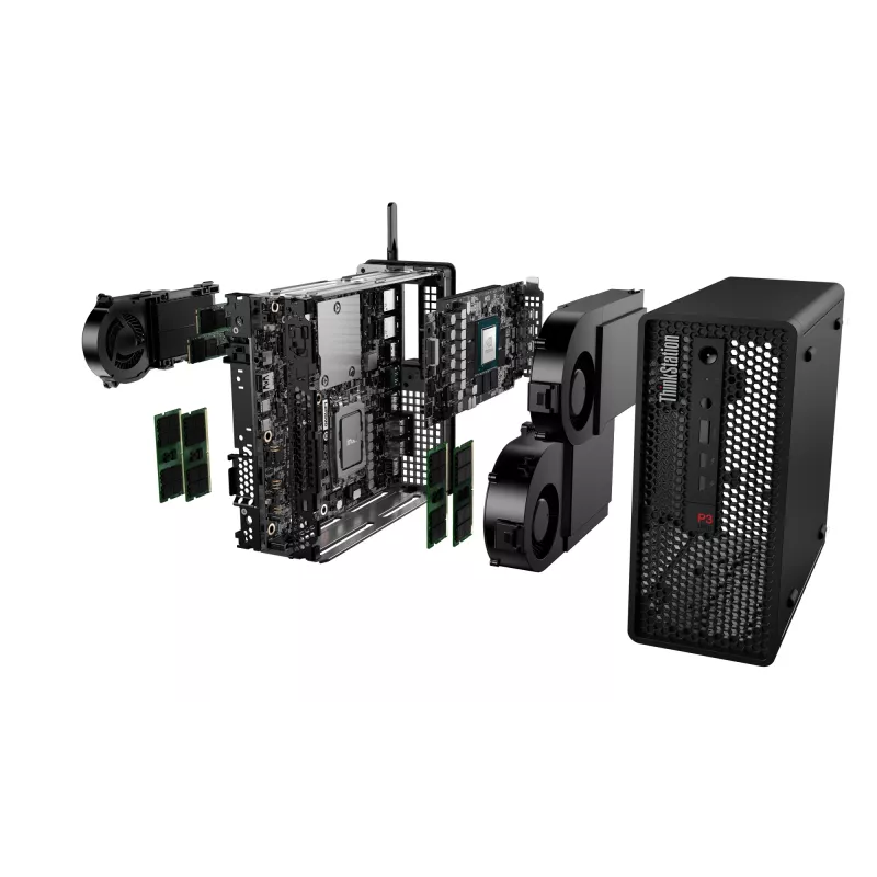 Lenovo ThinkStation P3 Ultra SFF Intel® Core™ i7 i7-13700K 32 GB DDR5-SDRAM 512 GB SSD Ubuntu Linux Workstation