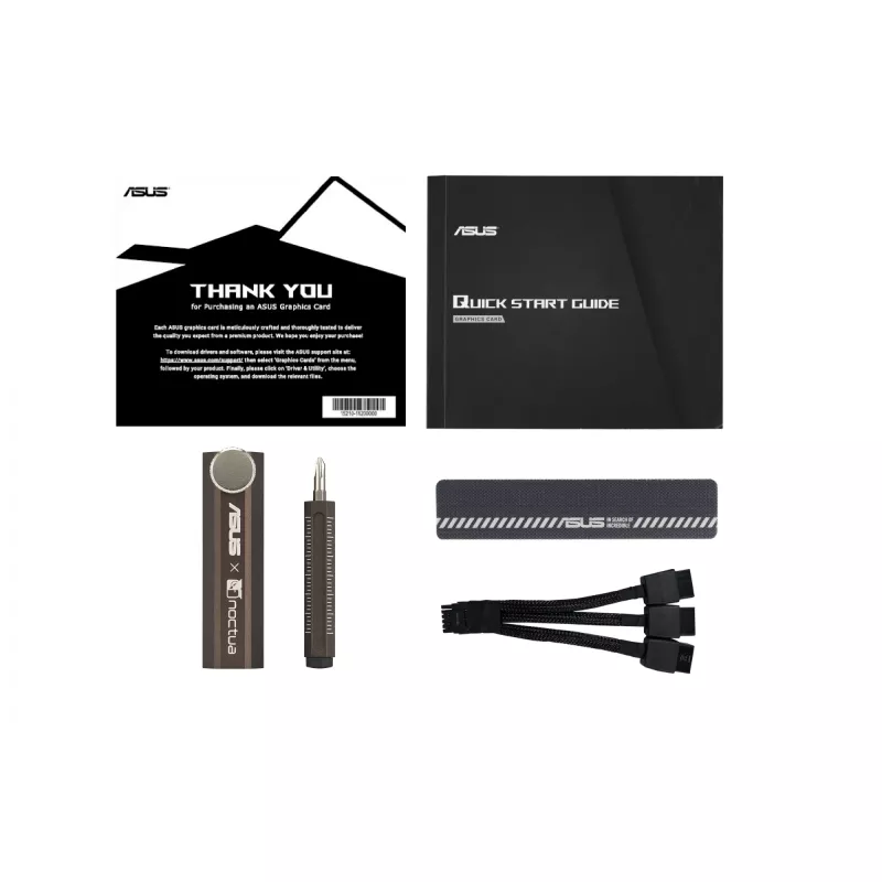 Grafikkarte ASUS GeForce RTX 5080 16 GB GDDR7, PCIe 5.0, 256-Bit, 385×80×151 mm, 3 Lüfter, 16-Pin-Stromanschluss