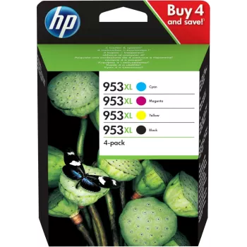 HP 953XL Tintenpatrone Original High (XL) Yield Schwarz, Cyan, Magenta, Gelb