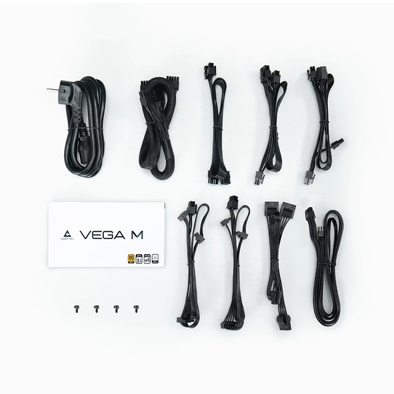 Chieftec Vega PPG-750-C Netzteil 750 W 20+4 Pin ATX ATX Schwarz