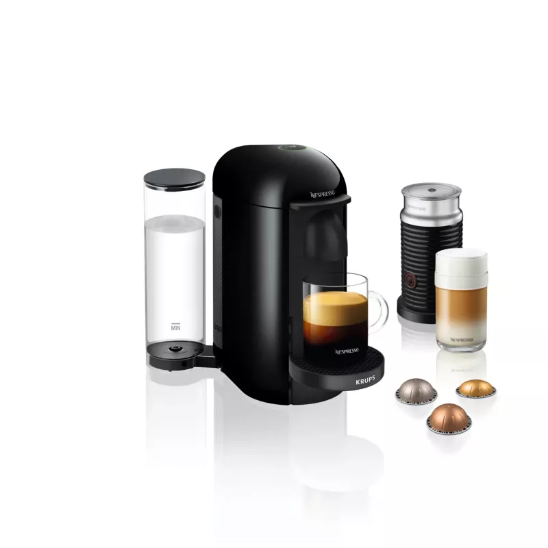 Espresso- und Kaffeekapselmaschine KRUPS Nespresso Vertuo XN903810 schwarz