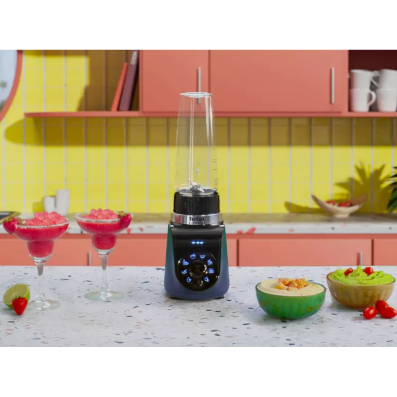 Tefal Blend Up BL19H4F0 Mixer 0,85 L Standmixer 1000 W Blau, Transparent