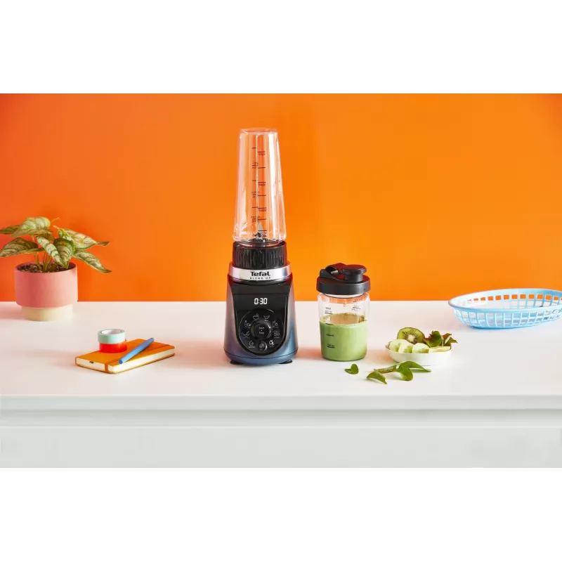 Tefal Blend Up BL19H4F0 Mixer 0,85 L Standmixer 1000 W Blau, Transparent