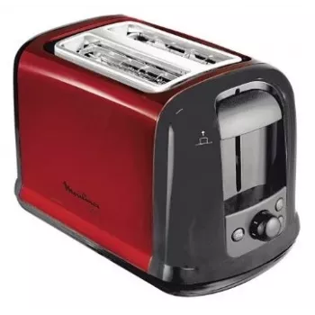 Toaster Moulinex LT261D 2 Scheiben 850 W Schwarz Rot