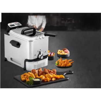 Tefal FR8041 Fritteuse Single 3,5 L Standgerät 2300 W Fritteuse Silber