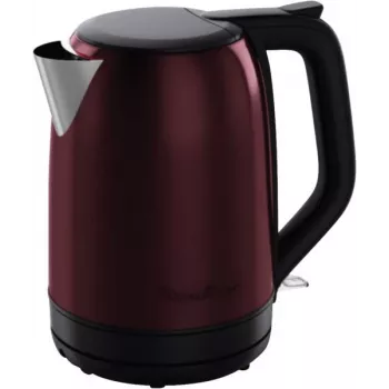 Wasserkocher MOULINEX BY5S05E0 1,7 L 2400 W Schwarz/Burgunderrot Edelstahl
