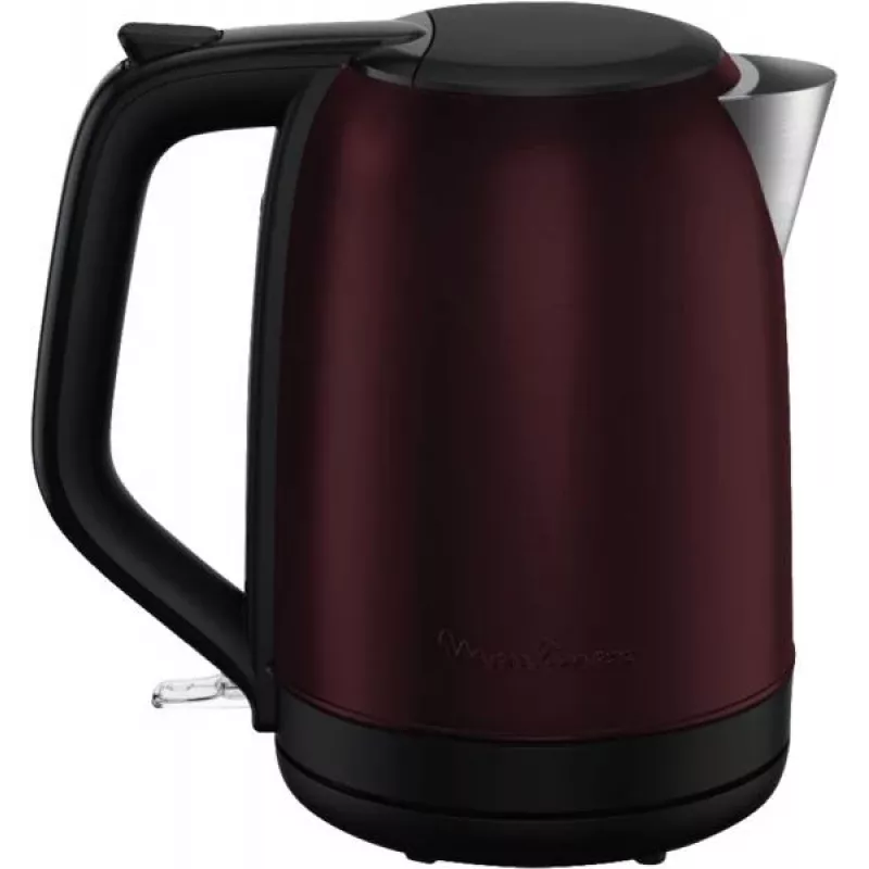 Wasserkocher MOULINEX BY5S05E0 1,7 L 2400 W Schwarz/Burgunderrot Edelstahl